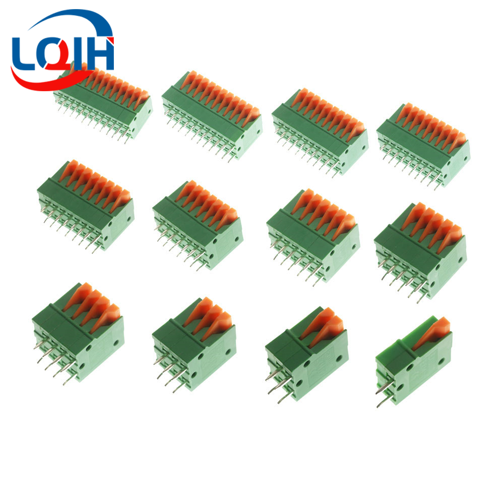 Push Fit Connector - 10 peças passo 2.54mm kf141v push-in