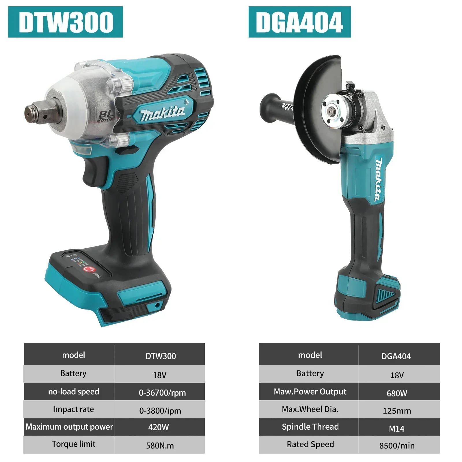 Makita DTW300 DGA404: conjunto - Makita Drill Dtw300 avaliação e preço