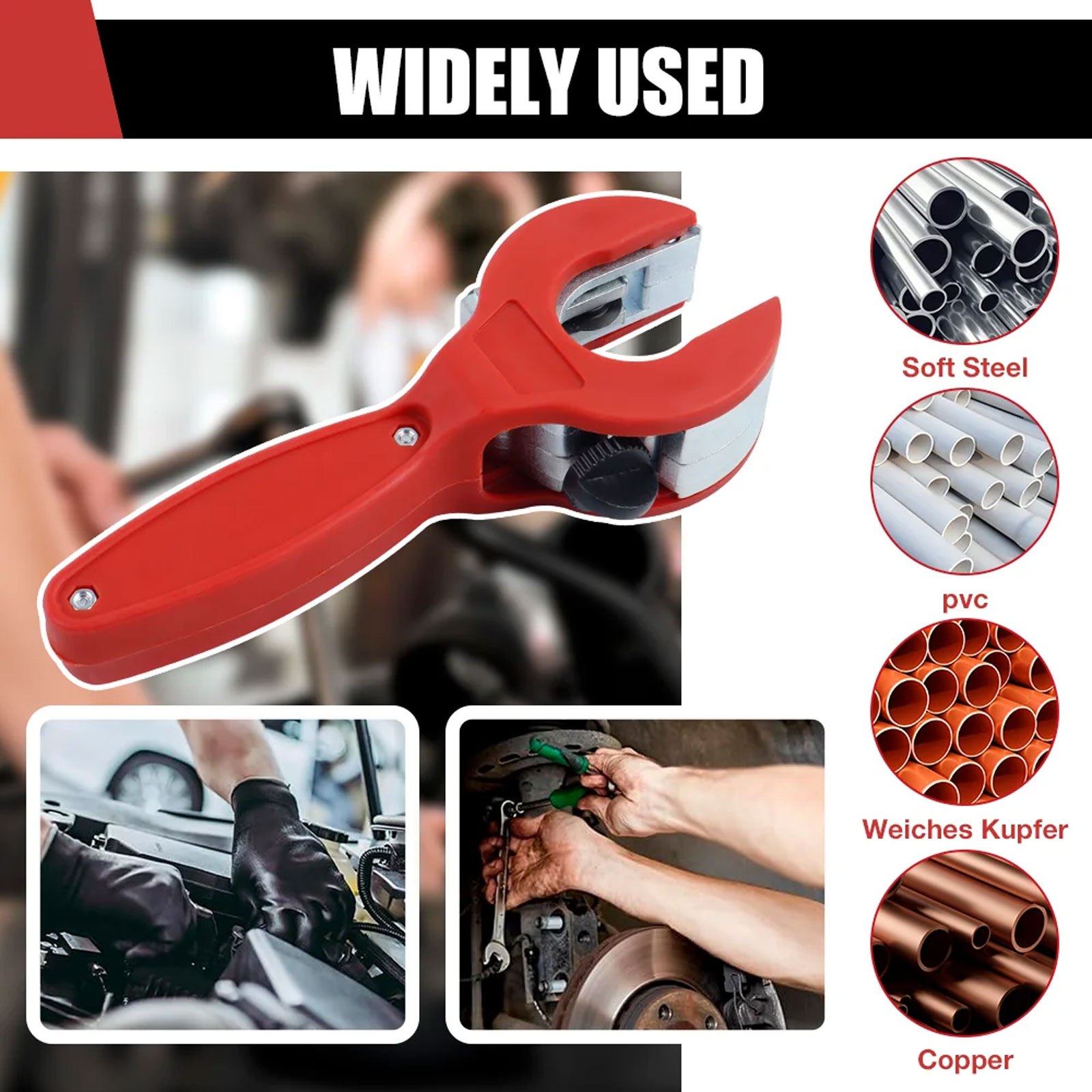 Cortador de tubulação de catra - Pipe Cutter Ratchet avaliação e preço