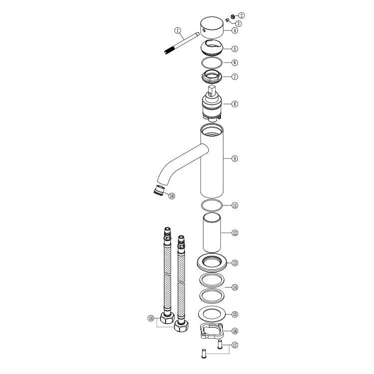 Torneiras Misturadoras de Lava - Basin Mixer Cartridge avaliação e preço