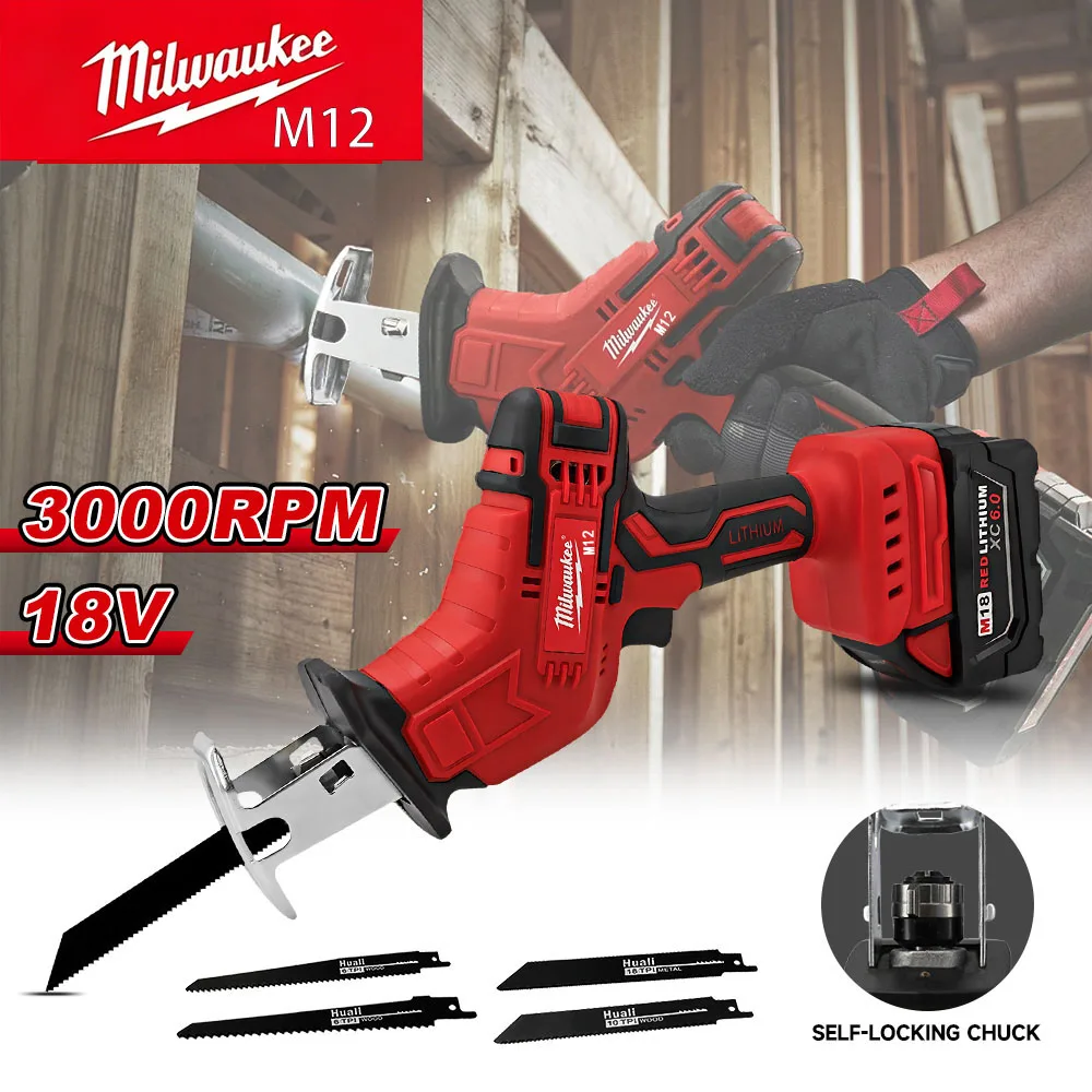 Serra Sabre Sem Fio Milwaukee  - Milwaukee Drill Sawzall avaliação e preço